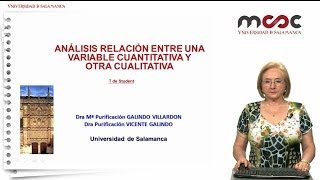 Análisis de la relación entre dos variables, cualitativa y cuantitativa: T de Student Módulo 5