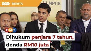 Syed Saddiq dihukum penjara 7 tahun, denda RM10 juta