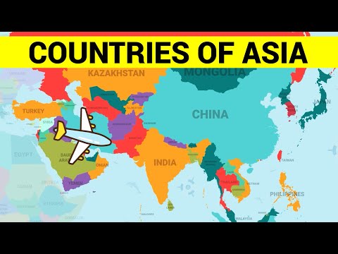 Asian Countries Learn Asia Map And The Countries Of Asia Continent Asian Countries Learn Asia Map And The Countries Of Asia Continent