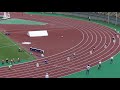 20190727福岡県中学陸上 低学年男子4x100mリレー予選第4組