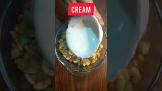 How to make creamy fruit chaat #fruitchaat #creamy #shorts