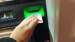 Versamento contanti con la carta Buddy all'ATM UniCredit