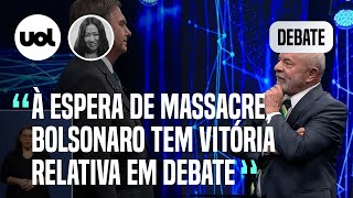 Oyama: Bolsonaro teve vitória relativa em debate contra Lula; campanha esperava 'massacre'
