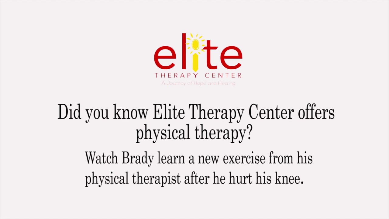 Elite Therapy Center Offers Physical Therapy Youtube