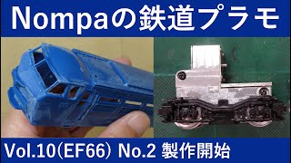 EF66（マイクロエース1/80）その2 製作開始