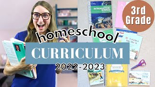 3RD GRADE HOMESCHOOL CURRICULUM PICKS 2022-2023 | Language Arts, Math, Science, History