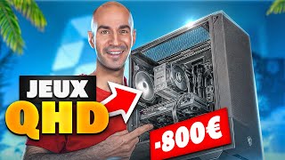 JOUER en QHD pour moins de 800€ (PC Gamer Configurateur MemoryPC)