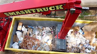 SMASH MY TRASH TRUCK - Handyman Hal uses truck | Truck Song