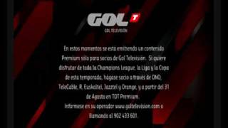 Gol Television - Emision TDT Premium No Abonados