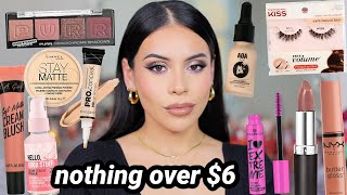 Full Face Nothing Over $6 😍 Affordable Makeup Tutorial!