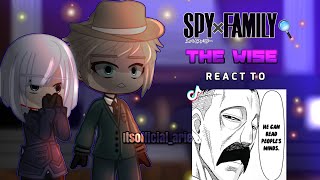 THE WISE react to Doven Desmond's SECRET | Spy x family | Put on 2X Speed‼️ | Gacha club