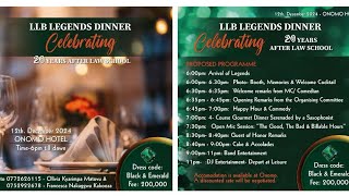 LLB Legends Dinner  2024 Celebrating 20yrs