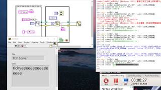 35. LabVIEW link Python by TCPIP