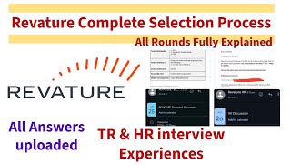 Revature Selection Process 🥰| Interview Experience | Coding Answers |Software Engineer |Free Answers