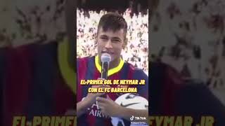 El primer gol de Neymar JR con el FC Barcelona