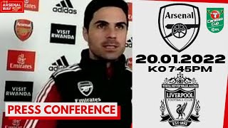 “WE DID THE RIGHT THING” Mikel Arteta previews Arsenal v Liverpool Carabao Cup | Press Conference