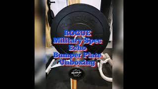 Rogue Mil Spec Echo Bumper Plate Unboxing