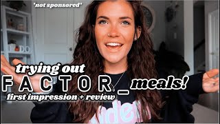 TRYING OUT FACTOR 75 MEALS *not sponsored* || HONEST REVIEW - Are They Healthy?? Is it Worth It??