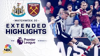 Newcastle United v. West Ham United | PREMIER LEAGUE HIGHLIGHTS | 3/30/2024 | NBC Sports