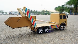 How to make Remote control Truck - Skip loader truck / Skip Lifts - Garbage Truck for Chidren