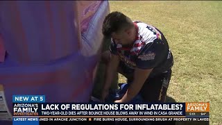 Phoenix bounce house business goes over safety for inflatables