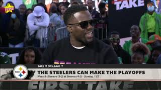 Kevin Hart takes issue with Stephen A. Smith's long-winded answer to simple question about Steelers