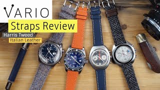 Vario Everyday Strap Review - Harris Tweed + Italian Leather - Affordable High Quality Straps.