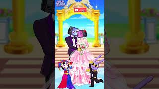 Which The Amazing Digital Circus Couple is Your Favorite? Challenge! Funny Animation #shorts #viral