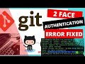 How to Fix Git Fatal: Authentication Failed New and Easy Method