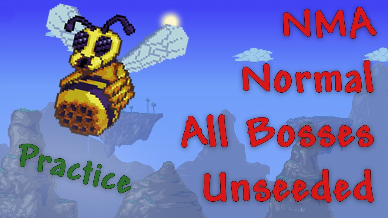 BACK AT IT AGAIN! - [Practice] Terraria NMA All Bosses Unseeded ...