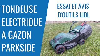 Tondeuse électrique à gazon PARKSIDE - LIDL