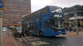 Reading Buses Enviro400City 702 YN66 EZO Royal Blue X4