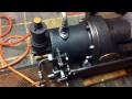 1912 1hp national type f hot tube gas engine first run in 50 years for this engine