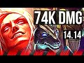 VLADIMIR vs NASUS (TOP) | 74k DMG, 5k comeback, Legendary, 1200+ games | EUW Grandmaster | 14.14