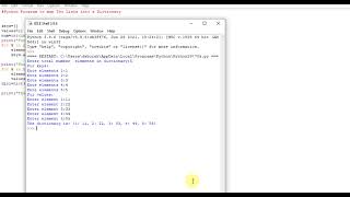 Python Program to map Two Lists into a Dictionary