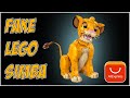 Fake Lego Simba Set - He's The Mane Attraction - 43247