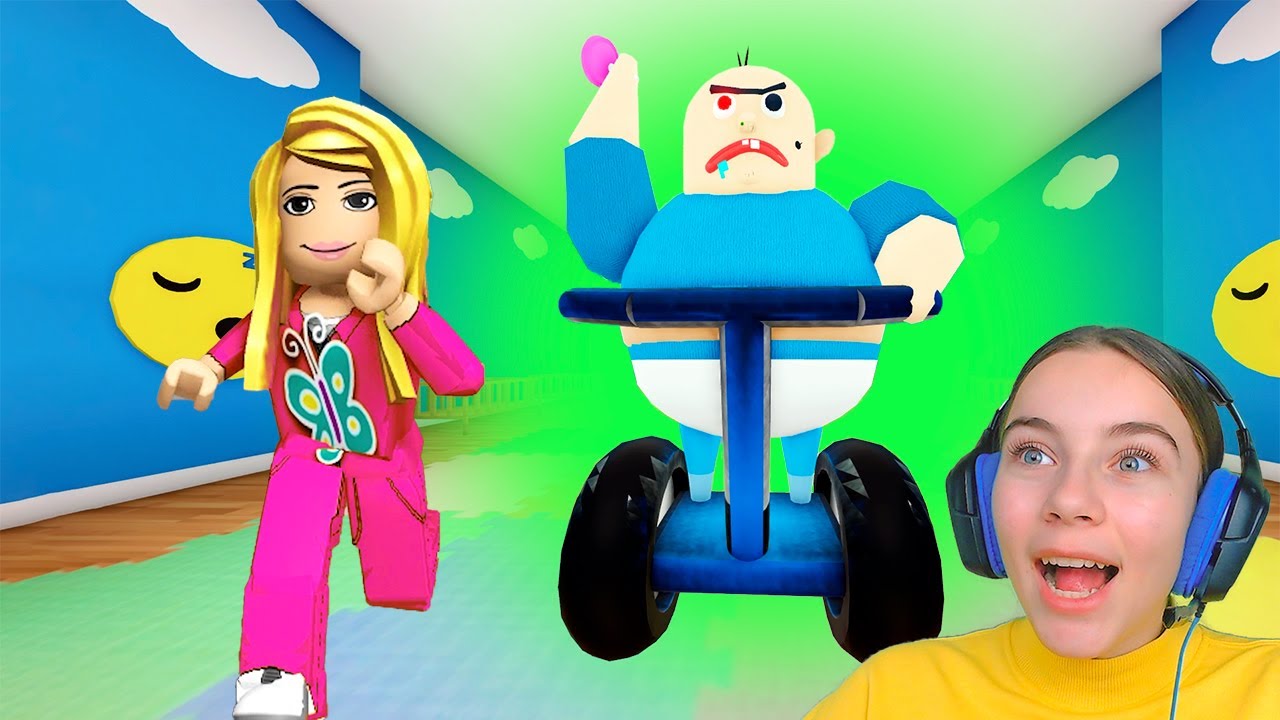 Escapa Del Bebe En Roblox Youtube