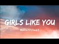 Maroon 5 - Girls Like You (Lyrics) Feat. Cardi B