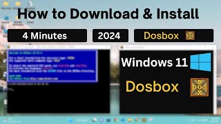 How to Download \u0026 Install DOSBox on Windows 11 (2024) | Quick 4-Minute Guide