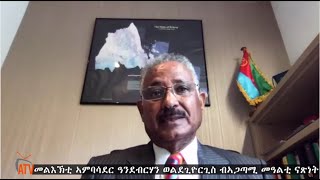 ATV:መልእኽቲ ኣምባሳደር ዓንደብርሃን ወልደጊዮርጊስ ብኣጋጣሚ መዓልቲ ናጽነት ኤርትራ