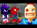 DARK SONIC AND SPIDERMAN SONIC VS SIREN COP PRISON IN ROBLOX