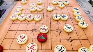 街头象棋实战，步步惊心的攻击，运子如神的套路，高手绝杀泣鬼神