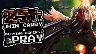 Gosu - PLAYING AGAINST PRAY?! + 25+ KILLS JHIN CARRY