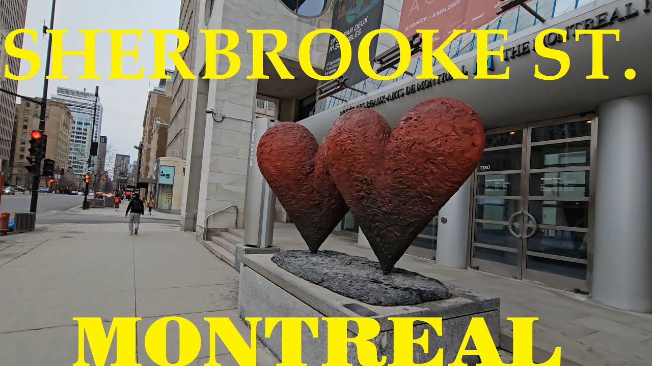 Walk On Sherbrooke St Montreal Pleasesubscribe 4k Travel Youtube