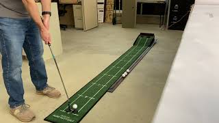 GoSports Pure Putt Golf 9 ft Putting Green Ramp - Premium Wood Training Aid for Home \u0026 Office