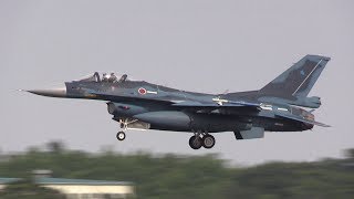 F-2 VIPER ZERO Landing JASDF Hyakuri Airbase 2nd Mission 航空自衛隊百里基地