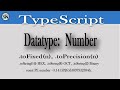 02: How to use the Number datatype in Typescript, convert Hex, Oct, Binary, parseInt and parseFloat