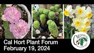 Cal Hort Feb 2024 Plant Forum