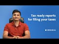 How to download reports to file your taxes?