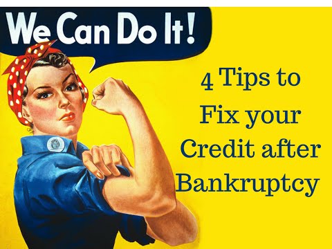 How to Repair Your Credit After Bankruptcy Chapter 7 or 13 How to Repair Your Credit After Bankruptcy Chapter 7 or 13